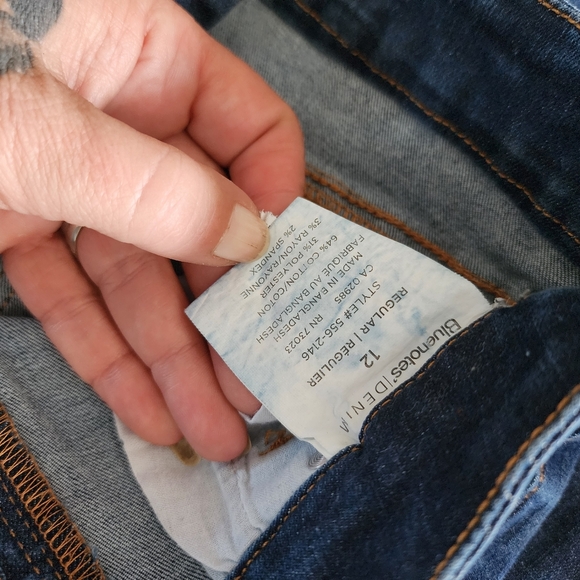 NUC BLUENOTES denium jeans Selena curvy high rise skinny , size 12 - Picture 4 of 9